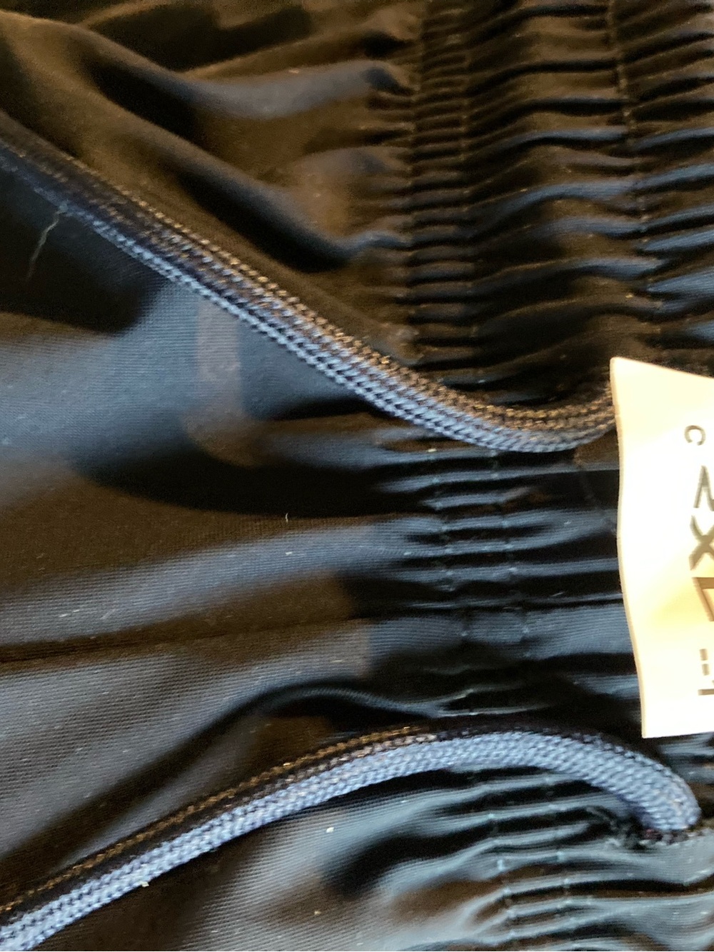 Black Drawstring Waist Shorts